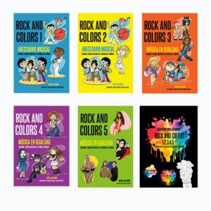 Colección Rock And Colors + cuaderno coloreable